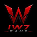 IW7 Game homepage preview with mobile gaming interface and latest version information